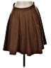 Matison Stone 100% Polyester Solid Brown Casual Skirt Size XS (petite) - photo 1