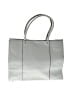 Rebecca Minkoff 100% Leather Solid Blue Gray Leather Tote One size - photo 3