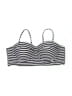 Cupshe Stripes Black Swimsuit Top Size M - photo 1