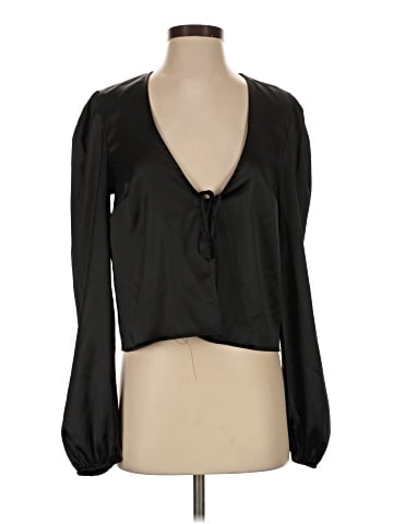 Blue Blush Long Sleeve Blouse (view 1)