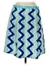 Unbranded 100% Polyester Graphic Blue Casual Skirt Size M - photo 1