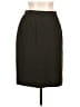 Casual Corner Solid Black Brown Formal Skirt Size 12 - photo 1