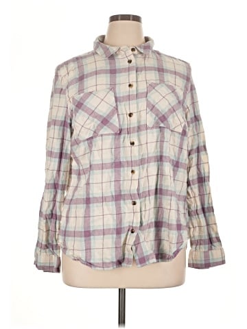 dip Long Sleeve Button-Down Shirt (view 1)