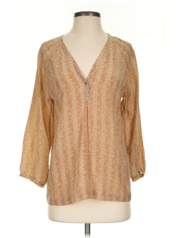 Joe's Jeans 3/4 Sleeve Silk Top (view 1)
