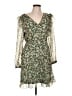 Vero Moda 100% Polyester Floral Green Cocktail Dress Size L - photo 1