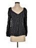 CeCe Black Long Sleeve Blouse Size S - photo 1