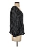 CeCe Black Long Sleeve Blouse Size S - photo 4