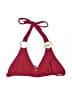 DC Comics Hearts Burgundy Swimsuit Top Size L - photo 1