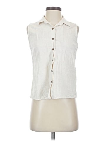 George Sleeveless Button-Down Shirt (view 1)