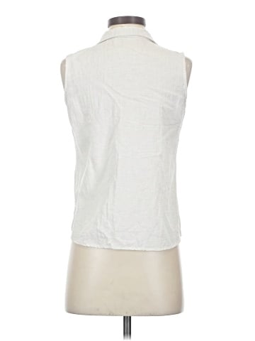 George Sleeveless Button-Down Shirt (view 2)