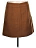 Ann Taylor LOFT Solid Brown Casual Skirt Size 10 Petite - photo 1