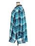 Avenue 100% Rayon Plaid Blue Long Sleeve Blouse Size 30 - 32 Plus - photo 5