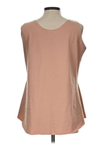 Planet By Lauren G Sleeveless Blouse (view 2)