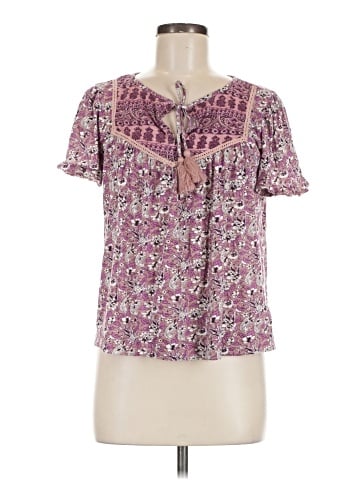 Lucky Brand Short Sleeve Blouse (view 1)