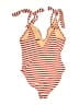 J.Crew Stripes Red One Piece Swimsuit Size 14 - photo 2