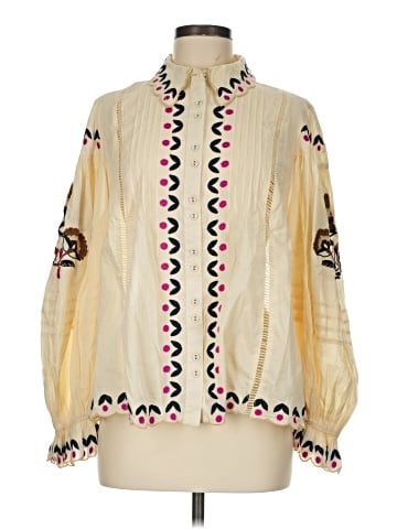 FARM Rio Long Sleeve Blouse (view 1)