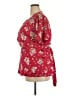Ann Taylor LOFT 100% Polyester Floral Red Short Sleeve Blouse Size 20 - photo 5
