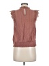 Mine Brown Sleeveless Blouse Size M - photo 2