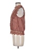 Mine Brown Sleeveless Blouse Size M - photo 5