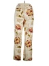 Susan Bristol 100% Cotton Floral Ivory Jeans Size 14 - photo 2