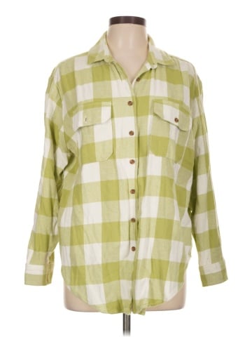 Billabong 3/4 Sleeve Button-Down Shirt (view 1)