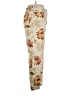 Susan Bristol 100% Cotton Floral Ivory Jeans Size 14 - photo 4