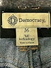 Democracy Solid Blue Jeans Size 16 - photo 4