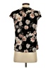 Calvin Klein Floral Black Short Sleeve Blouse Size P (estimated, petite) - photo 2