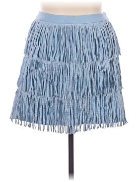 Free the Roses Denim Skirt (view 1)