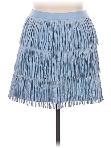 Free the Roses Denim Skirt (view 1)