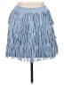 Free the Roses 100% Polyester Blue Denim Skirt Size XL - photo 2