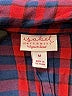 Isabel Maternity 100% Rayon Plaid Blue Long Sleeve Blouse Size Med Maternity - photo 6