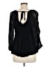 Torrid 100% Rayon Black 3/4 Sleeve Blouse Size Med Plus (00) - photo 2