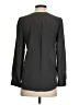 Joie 100% Silk Gray Long Sleeve Silk Top Size XS - photo 2