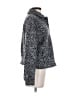 Talbots Animal Print Gray Faux Fur Jacket Size S - photo 4