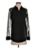 Equipment 100% Silk Black Blouse Size XS - photo 1