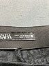 Zara Chevron-herringbone Black Dress Pants Size M - photo 8