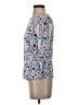 Boden Blue 3/4 Sleeve Blouse Size 4 - photo 5