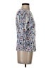 Boden Blue 3/4 Sleeve Blouse Size 4 - photo 4