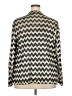 Alex Evenings Chevron-herringbone Silver Kimono Size 3X - photo 2