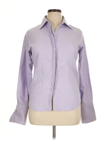 Pink Tartan Long Sleeve Button-Down Shirt (view 1)
