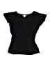 J. by J.Crew Black Short Sleeve Top Size 0 - photo 1
