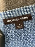 Michael Kors 100% Cotton Chevron-herringbone Blue Pullover Sweater Size S - photo 7