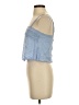 Forever 21 100% Rayon Blue Sleeveless Top Size S - photo 5