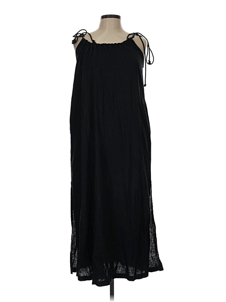 Pre-owned Mng Casual Dress In Black