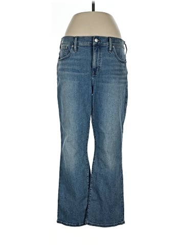 Madewell Kick Out Crop Jeans in Oneida Wash (view 1)