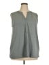 J.Jill Gray Sleeveless Blouse Size 2X - photo 1