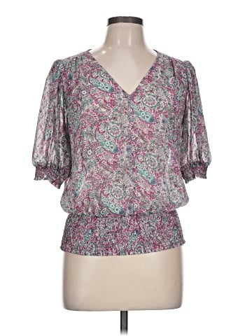 Maison d' Amelie Short Sleeve Blouse (view 1)