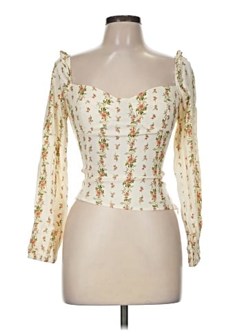 Reformation 3/4 Sleeve Blouse (view 1)