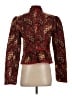Free People 100% Lyocell Paisley Burgundy Jacket Size S - photo 2